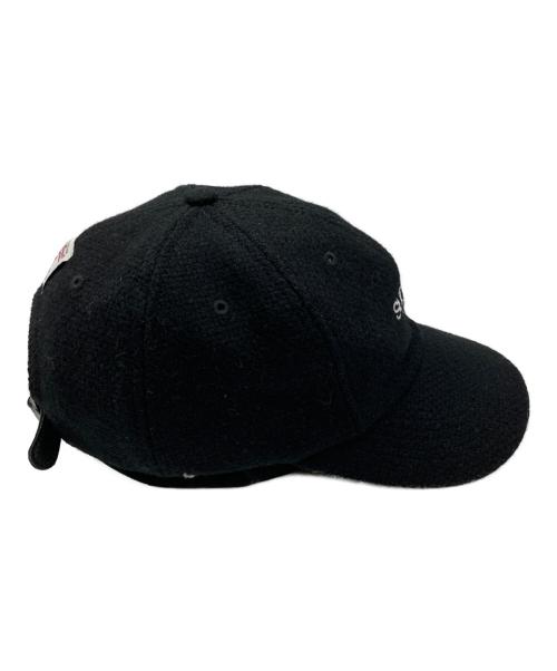 SUPREME（シュプリーム）Supreme (シュプリーム) Harris Tweed (ハリスツイード) キャップ ブラックの古着・服飾アイテム