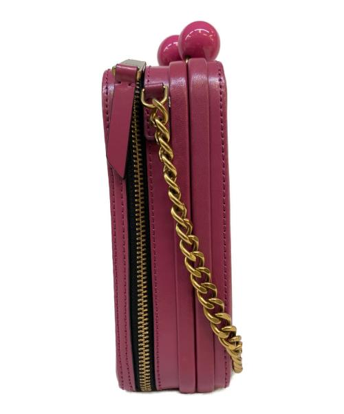 THE VANITY MARC JACOBS（ザ ヴァニティー マーク ジェイコブス）the vanity MARC JACOBS (ザ ヴァニティー マーク ジェイコブス) ショルダーバッグ ピンクの古着・服飾アイテム