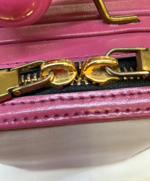 THE VANITY MARC JACOBS（ザ ヴァニティー マーク ジェイコブス）the vanity MARC JACOBS (ザ ヴァニティー マーク ジェイコブス) ショルダーバッグ ピンクの古着・服飾アイテム
