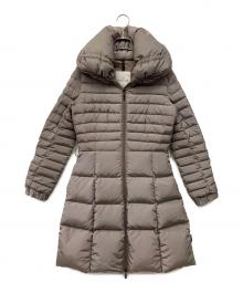 MONCLER（モンクレール）の古着「ロングダウンジャケット」｜グレー