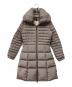 MONCLER（モンクレール）の古着「ロングダウンジャケット」｜グレー