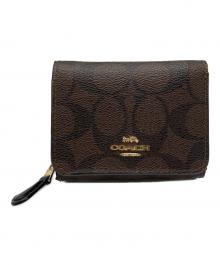 COACH（コーチ）の古着「3つ折り財布」｜ブラウン