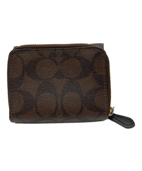COACH（コーチ）COACH (コーチ) 3つ折り財布 ブラウンの古着・服飾アイテム