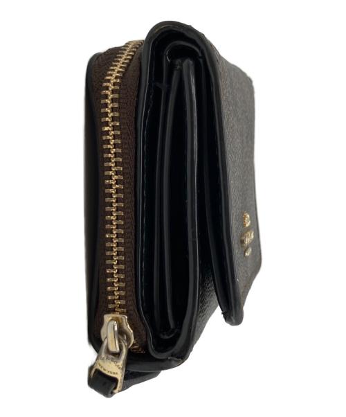 COACH（コーチ）COACH (コーチ) 3つ折り財布 ブラウンの古着・服飾アイテム