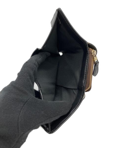 COACH（コーチ）COACH (コーチ) 3つ折り財布 ブラウンの古着・服飾アイテム