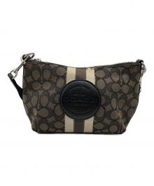 COACH（コーチ）の古着「ショルダーバッグ」｜ブラック×ベージュ