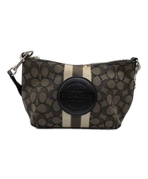 COACH（コーチ）COACH (コーチ) ショルダーバッグ ブラック×ベージュの古着・服飾アイテム