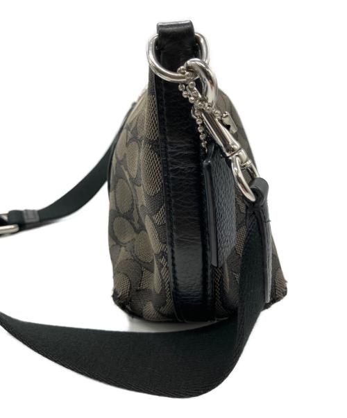 COACH（コーチ）COACH (コーチ) ショルダーバッグ ブラック×ベージュの古着・服飾アイテム