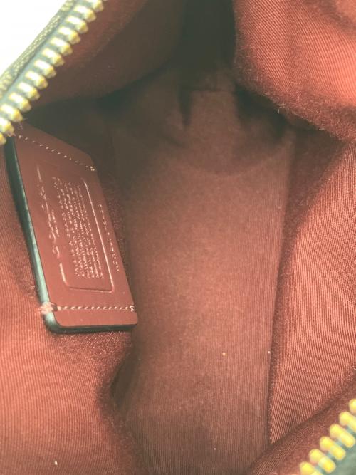 COACH（コーチ）COACH (コーチ) ショルダーバッグ ブラック×ベージュの古着・服飾アイテム