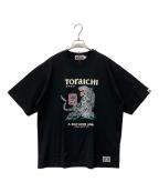 A BATHING APE×寅壱アベイシングエイプ×トライチ）の古着「Tシャツ」｜ブラック
