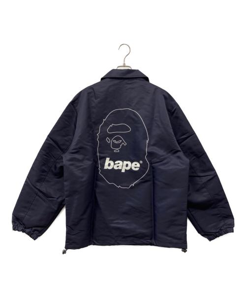 A BATHING APE（アベイシングエイプ）A BATHING APE (アベイシングエイプ) コーチジャケット ネイビー サイズ:XLの古着・服飾アイテム