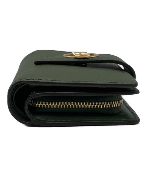 MICHAEL KORS（マイケルコース）MICHAEL KORS (マイケルコース) 2つ折り財布 グリーンの古着・服飾アイテム