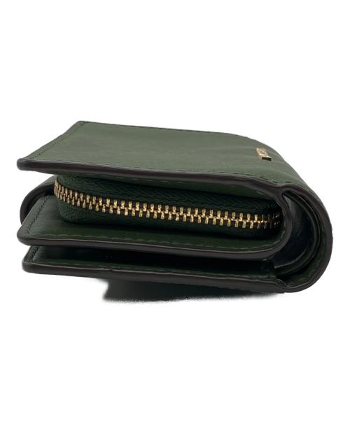 MICHAEL KORS（マイケルコース）MICHAEL KORS (マイケルコース) 2つ折り財布 グリーンの古着・服飾アイテム