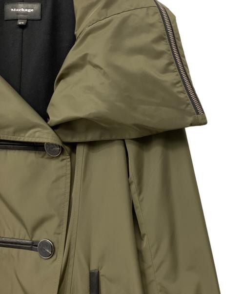 Mackage MONTREAL（マッカージュ モントリオール）Mackage montreal (マッカージュ モントリオール) ナポレオンコート オリーブ サイズ:XSの古着・服飾アイテム
