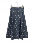 Blueleaブルレア）の古着「スカート」｜ネイビー