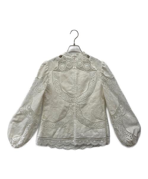 ZIMMERMANN（ジマーマン）ZIMMERMANN (ジマーマン) 長袖ブラウス ホワイト サイズ:Sの古着・服飾アイテム