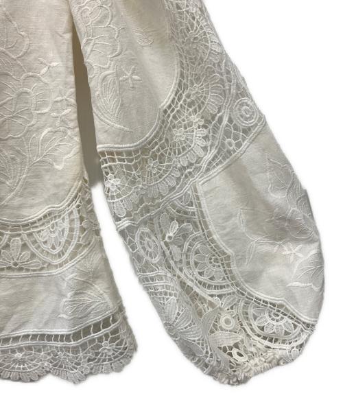 ZIMMERMANN（ジマーマン）ZIMMERMANN (ジマーマン) 長袖ブラウス ホワイト サイズ:Sの古着・服飾アイテム