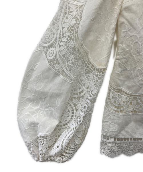 ZIMMERMANN（ジマーマン）ZIMMERMANN (ジマーマン) 長袖ブラウス ホワイト サイズ:Sの古着・服飾アイテム