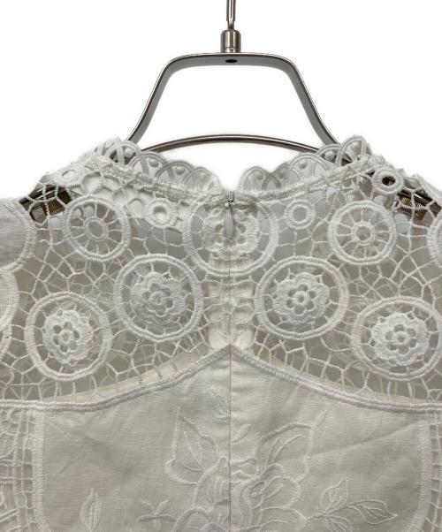 ZIMMERMANN（ジマーマン）ZIMMERMANN (ジマーマン) 長袖ブラウス ホワイト サイズ:Sの古着・服飾アイテム