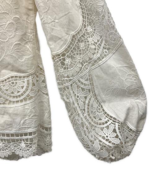 ZIMMERMANN（ジマーマン）ZIMMERMANN (ジマーマン) 長袖ブラウス ホワイト サイズ:Sの古着・服飾アイテム