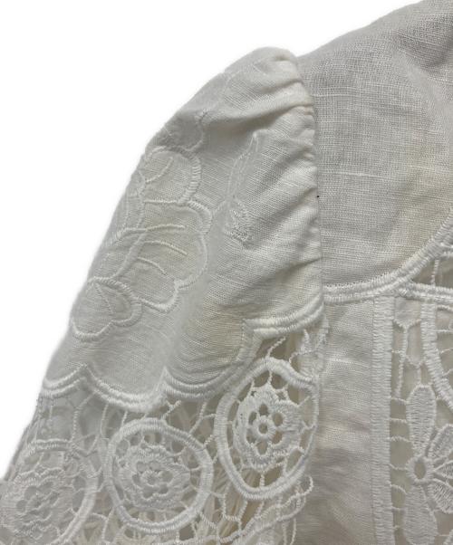 ZIMMERMANN（ジマーマン）ZIMMERMANN (ジマーマン) 長袖ブラウス ホワイト サイズ:Sの古着・服飾アイテム