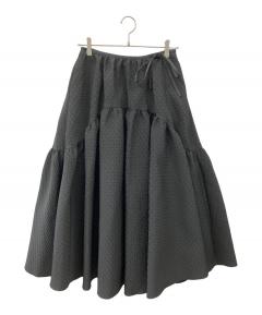 中古・古着通販】BLUELEA (ブルレア) ジャガード ロング フレア