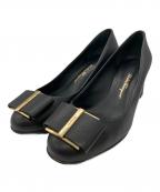 Salvatore Ferragamoサルヴァトーレ フェラガモ）の古着「パンプス」｜ブラック