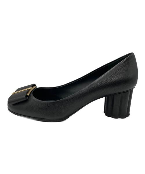 Salvatore Ferragamo（サルヴァトーレ フェラガモ）Salvatore Ferragamo (サルヴァトーレ フェラガモ) パンプス ブラック サイズ:24.5cmの古着・服飾アイテム
