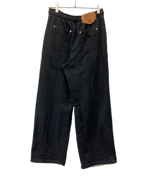 SATUR（セター）SATUR (セター) スウェットパンツ ブラック サイズ:Mの古着・服飾アイテム