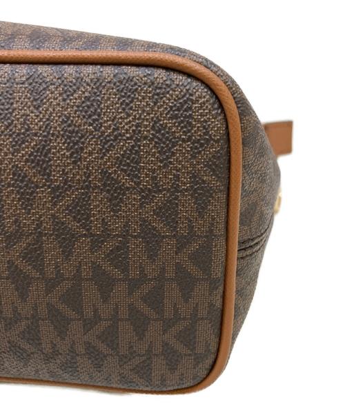 MICHAEL KORS（マイケルコース）MICHAEL KORS (マイケルコース) 2WAYバッグ ブラウンの古着・服飾アイテム