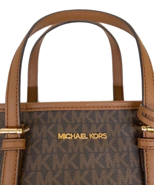 MICHAEL KORS（マイケルコース）MICHAEL KORS (マイケルコース) 2WAYバッグ ブラウンの古着・服飾アイテム