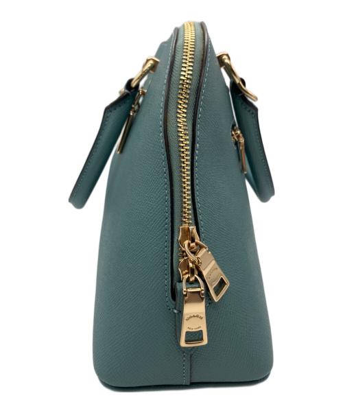 COACH（コーチ）COACH (コーチ) ハンドバッグ スカイブルーの古着・服飾アイテム