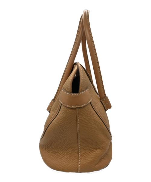 TOD'S（トッズ）TOD'S (トッズ) ハンドバッグ ブラウンの古着・服飾アイテム