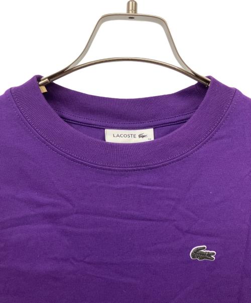 LACOSTE（ラコステ）LACOSTE (ラコステ) 半袖ワンピース バイオレット サイズ:38の古着・服飾アイテム