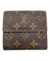 LOUIS VUITTON (ルイ ヴィトン) 2つ折り財布 ブラウン：25000円