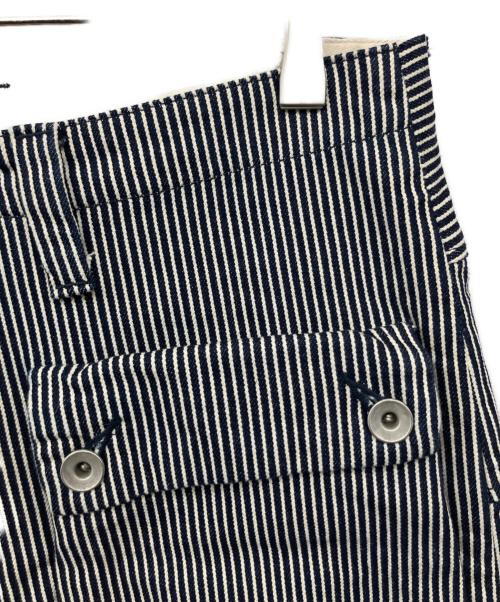 NATAL DESIGN（ネイタルデザイン）NATAL DESIGN (ネイタルデザイン) ヒッコリーパンツ ブルー サイズ:81cm(W32)の古着・服飾アイテム