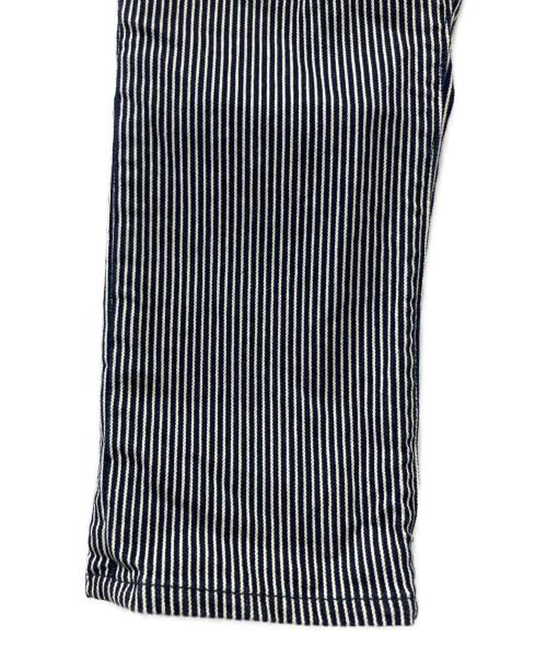 NATAL DESIGN（ネイタルデザイン）NATAL DESIGN (ネイタルデザイン) ヒッコリーパンツ ブルー サイズ:81cm(W32)の古着・服飾アイテム