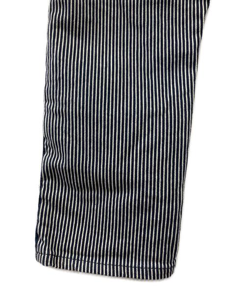 NATAL DESIGN（ネイタルデザイン）NATAL DESIGN (ネイタルデザイン) ヒッコリーパンツ ブルー サイズ:81cm(W32)の古着・服飾アイテム