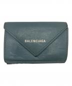 BALENCIAGAバレンシアガ）の古着「3つ折り財布」｜スカイブルー