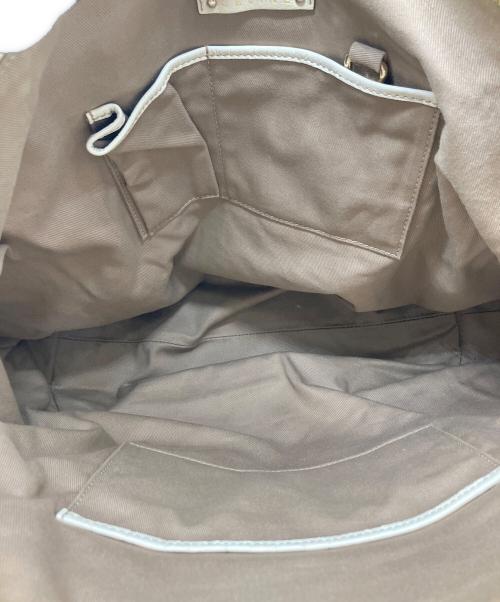 CELINE（セリーヌ）CELINE (セリーヌ) ハンドバッグ ベージュ×ホワイトの古着・服飾アイテム