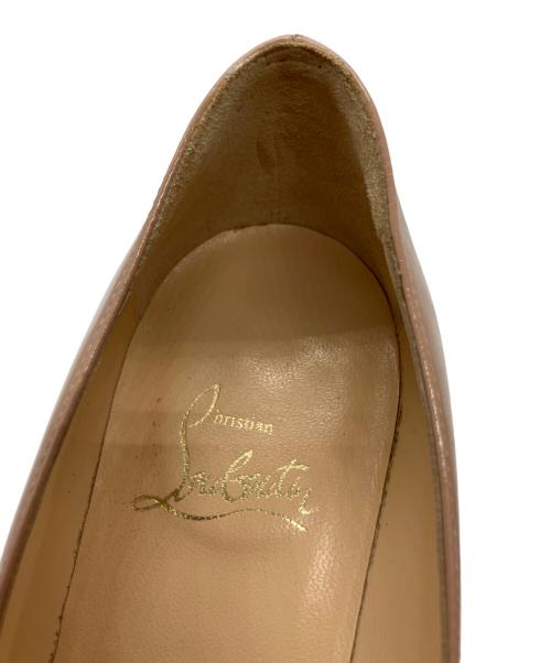 Christian Louboutin（クリスチャン・ルブタン）Christian Louboutin (クリスチャン・ルブタン) ヒールパンプス ベージュ×レッド サイズ:37 1/2の古着・服飾アイテム