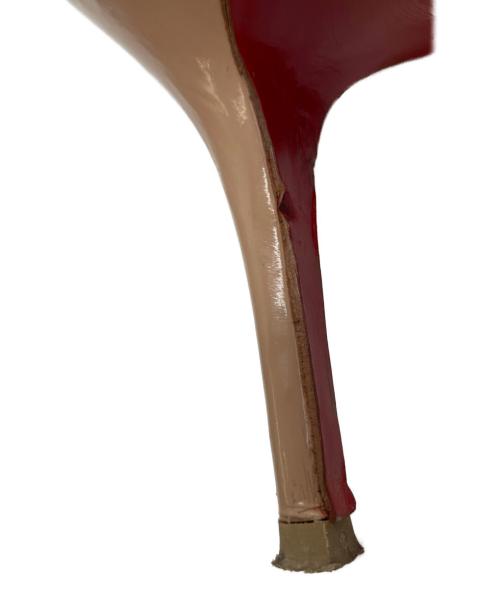 Christian Louboutin（クリスチャン・ルブタン）Christian Louboutin (クリスチャン・ルブタン) ヒールパンプス ベージュ×レッド サイズ:37 1/2の古着・服飾アイテム
