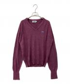 IZOD LACOSTEアイゾッド ラコステ）の古着「薄手ニット」｜パープル