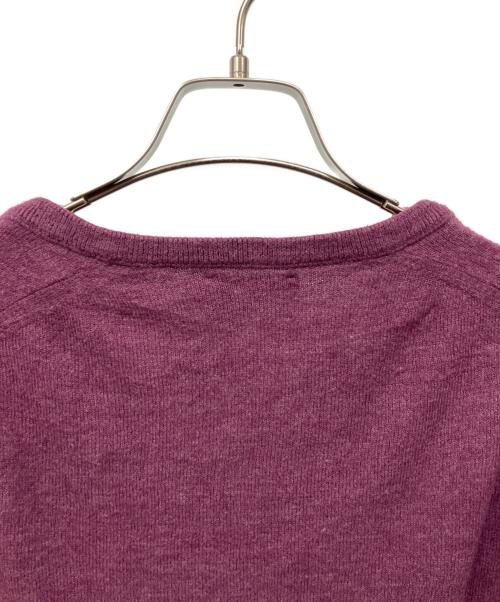 IZOD LACOSTE（アイゾッド ラコステ）IZOD LACOSTE (アイゾッド ラコステ) 薄手ニット パープル サイズ:Lの古着・服飾アイテム