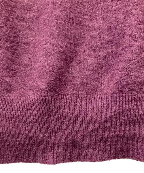 IZOD LACOSTE（アイゾッド ラコステ）IZOD LACOSTE (アイゾッド ラコステ) 薄手ニット パープル サイズ:Lの古着・服飾アイテム