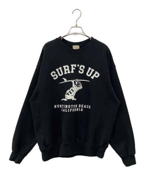 TES（テス）TES (テス) スウェット ブラック サイズ:Mの古着・服飾アイテム