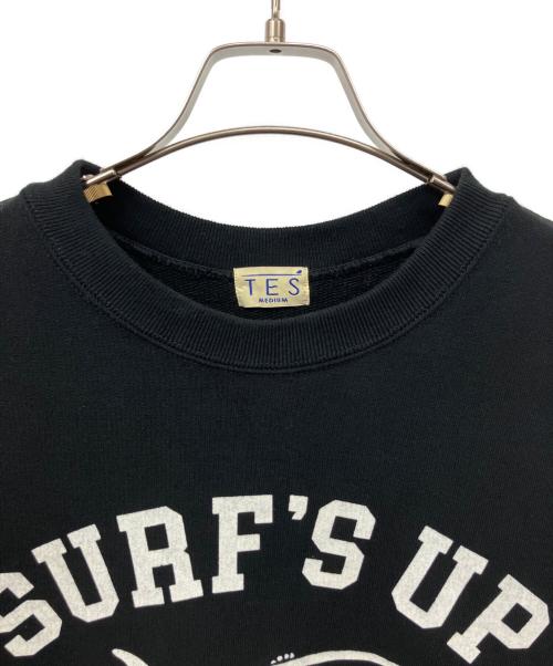 TES（テス）TES (テス) スウェット ブラック サイズ:Mの古着・服飾アイテム