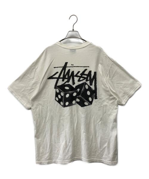 stussy（ステューシー）stussy (ステューシー) 半袖Tシャツ ホワイト サイズ:XLの古着・服飾アイテム
