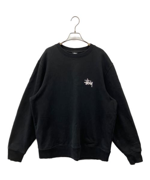 stussy（ステューシー）stussy (ステューシー) スウェット ブラック サイズ:Lの古着・服飾アイテム
