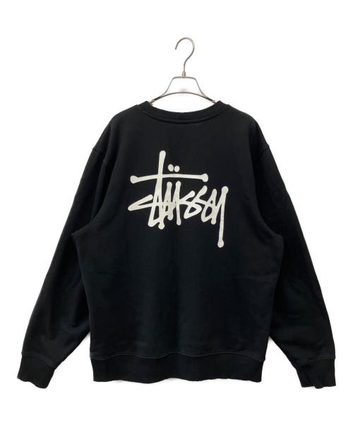 stussy（ステューシー）stussy (ステューシー) スウェット ブラック サイズ:Lの古着・服飾アイテム